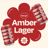 Amber Lager Floor Stickers