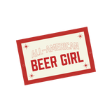 All-American Beer Girl Flag