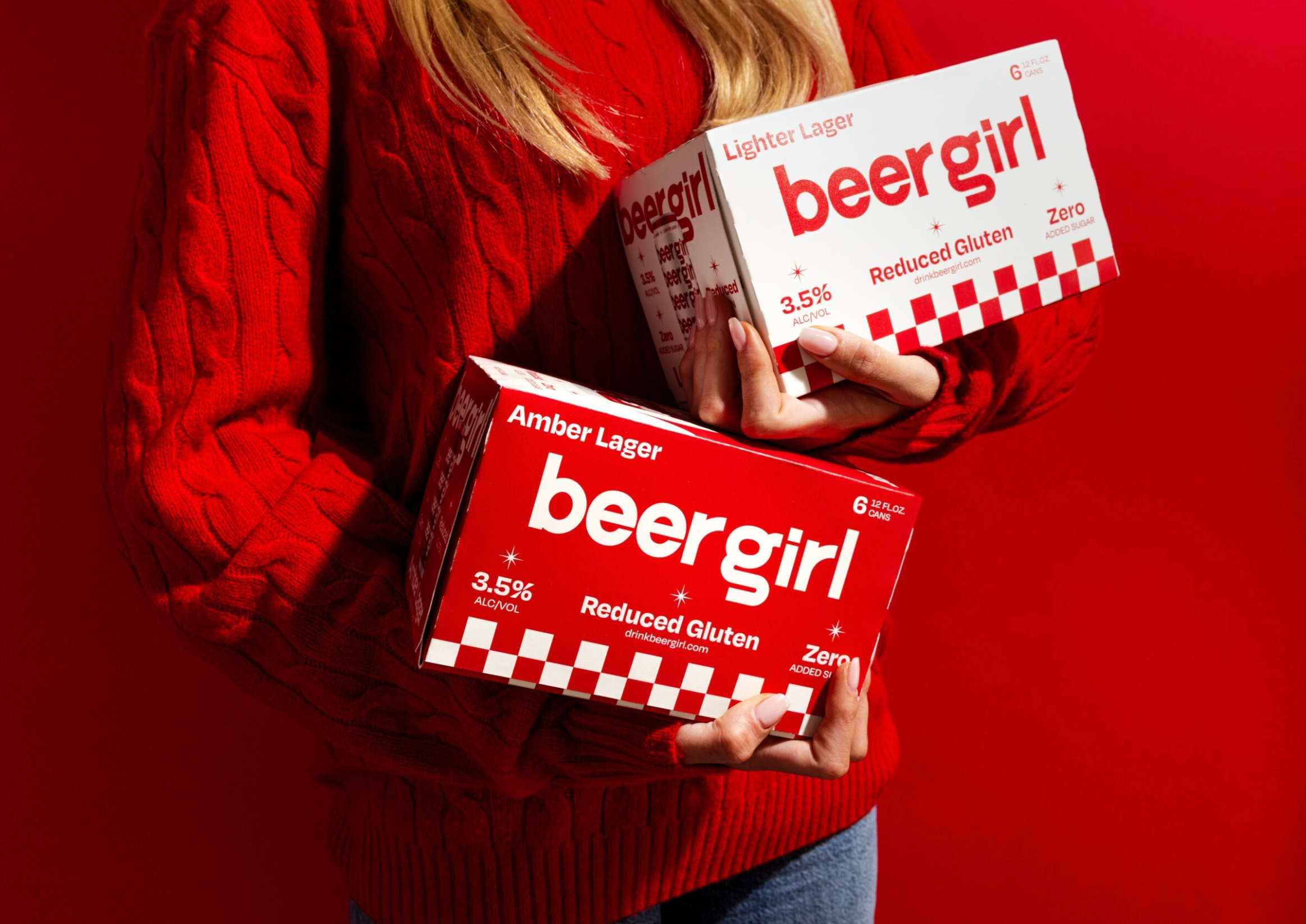 Caroline Foulk pitching Beer Girl on Shark Tank